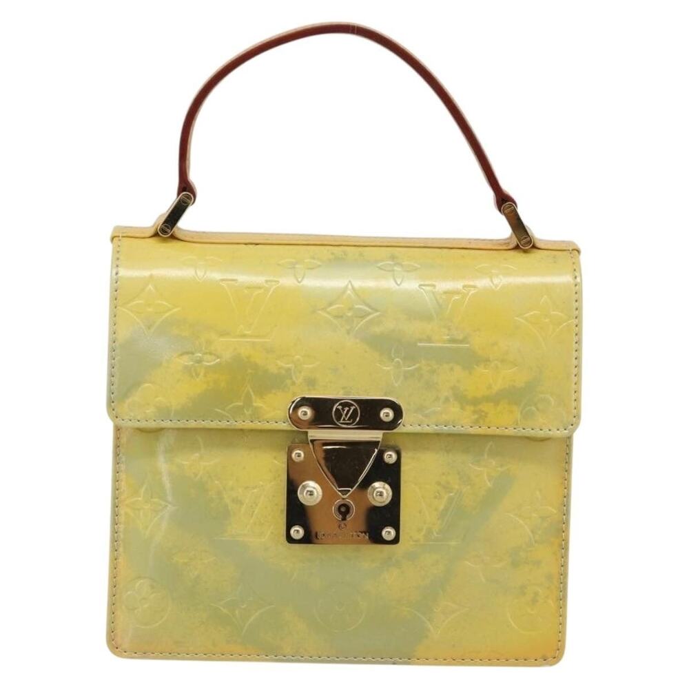 Louis Vuitton Monogram Vernis Spring Street Handbag Gray